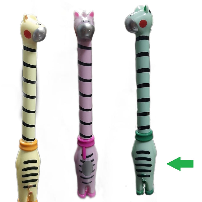 01 Pc Dino Pen Ballpoint Gel Pen School and Office Supplies with Dino Face