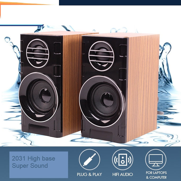 FT2031 HT-2031 Portable Multimedia Speakers Super Bass Computer Laptop Speaker