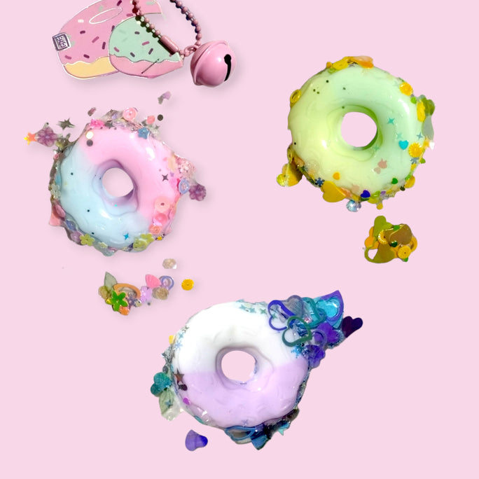 Rainbow Doughnut Stress Ball Artificial Doughnuts Mini Doughnut for Doughnut Party Favours Birthday Party Shop Decoration Stress Relief Ball Foam