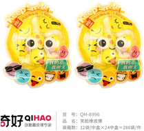 4/6Pcs Rubbers , 1Set Lovely smiling face High Quality Emoji Eraser Cute Rubber for kids