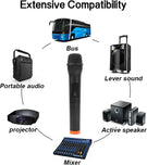 Professional Wireless Handheld Dynamic UHF VHF Microphone | Long-Range Mic for