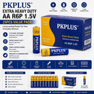 PKCELL AA R6P & AAA R03 Heavy Duty 1.5V Carbon Zinc Primary Batteries 24PCS
