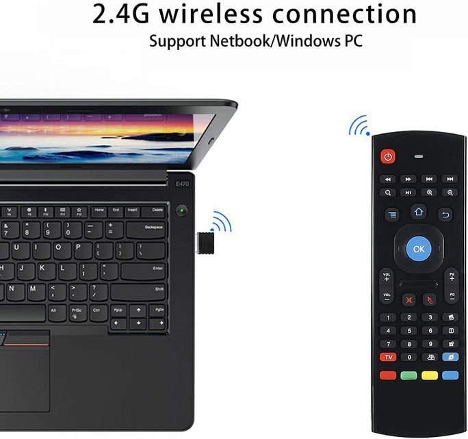 MX3 Smart TV Voice Air Mouse 2.4G Wireless Keyboard with Mouse Function for