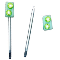 01 Pc FRUIT POPSICLE Fancy Gel Pen With Light Green Cute Design