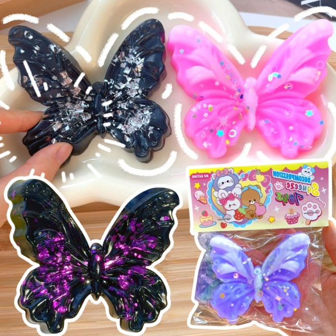 Relieve stress and anxiety by squeezing a soft cat paw, animal chicken, cute mouse bear color and touch feeling toy for kids and adults