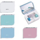 Contact Lens Case High Quality Travel Kit Pattern Travel Portable Solid Color Lens Cover Container Beauty Pupil Storage Soaking Box Eyewear Accessories