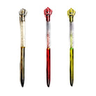 01 PC Cute Newest Crown Design Crystal Writing Tool Ballpoint GEL Pen Stationery as Festival Gift