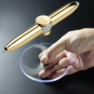 01 Rotating Pen Write-Able Rotating Fingertip Gyro Pen, Rotating Pencil Holder for Desk, Multi-Function Metal Casing Ballpoint Pen With LED Lights, Decompression Toys Office Supplies Gifts