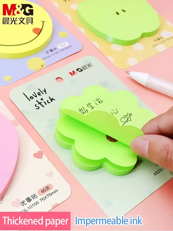 Sticky Notes Printed Fancy Design office accessories sticky note cute stationary supplies memo pads memo sheets cute sticky notes