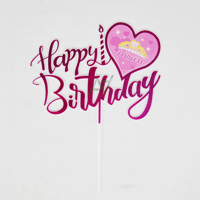 Happy Birthday Cake Topper Decoration
