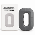 Fridge Safety Door Lock for Kids | Child Safety Refrigerator Lock | Baby Proof Cabinet & Drawer Lock | Strong Adhesive No Drill Multi-Purpose Safety Lock | Child Proof Fridge Door Lock