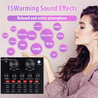 Podcast Equipment Bundle with BM-800 Condenser Microphone & V8 Sound Card |