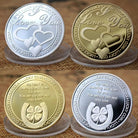01 Coin Co in Birthday / Love Make Decision Commemorative Badge Double Sided Embossed Collection Collect