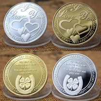 01 Coin Co in Birthday / Love Make Decision Commemorative Badge Double Sided Embossed Collection Collect