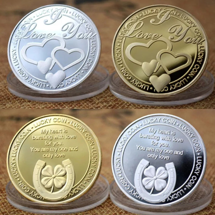 01 Coin Co in Birthday / Love Make Decision Commemorative Badge Double Sided Embossed Collection Collect