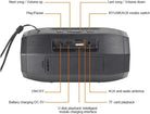 Kisonli S9 Wireless Bluetooth Speaker | Portable Sound Box Supports USB TF Card