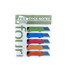 Cute Sticky Notes Different shape Pencil / Scale / Aarow / Cutter Adhesive Office School Supply Scratch Stationery Morandi Memo Pad Index Notepad Sketchbook Planner