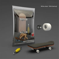 01 Set Finger SkateBoard Wooden Fingerboard Toy Professional Stents Finger Skate Set Or One Set Trucks With Tool For Fingerboard Skate