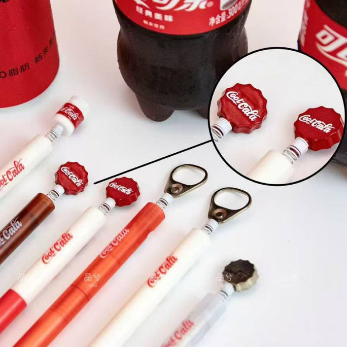 01Pc Cola Design Edition Gel Pen Cute Pens for School Office Use Stationary