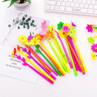 01 PC New Style Popular Stationery Gift Lovely Flowers Grass Gel Pen Sign Pen