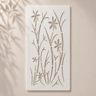 Casvena Flower Plant Reusable Stencil for Wall & Canvas Painting