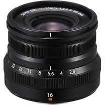 Fujifilm Fujinon XF 16mm f/2.8 R WR Black Wide-Angle Prime Lens