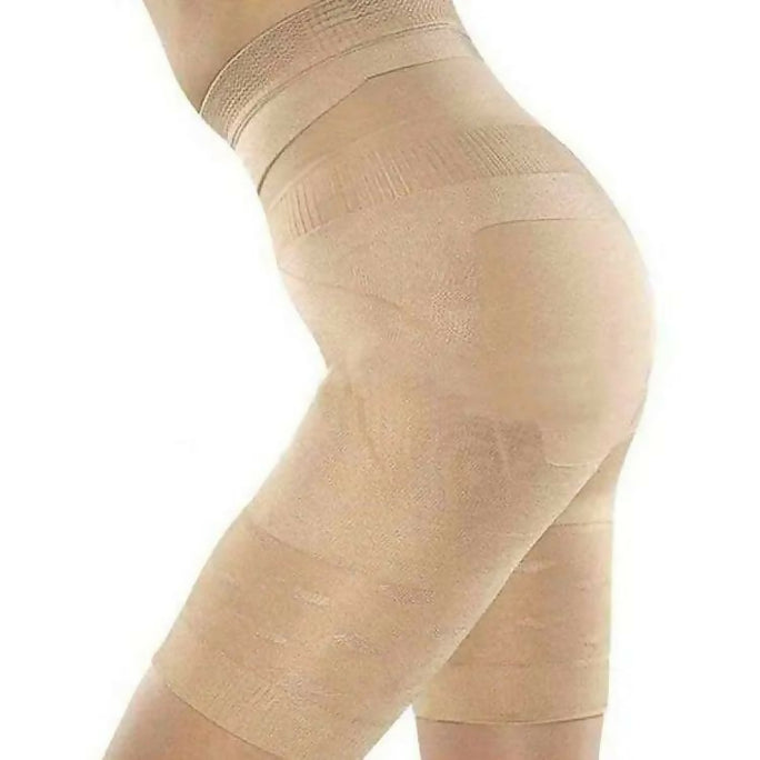 Lower Half Body Shaper Shapewear Women High Waist Panties Beige Body Shaper