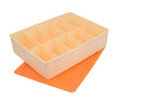 Prince Ware Organizer With Lid | 10 Compartment Storage Box