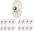 4PC Pulley Wheels Self Adhesive Pulley 360 Rotating Wheels Mini Swivel Casters Wheels Universal Wheels For Furniture Various Storage Boxes