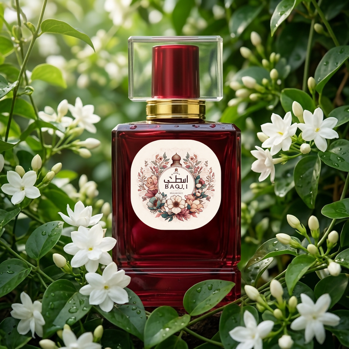 BAQII Floral-Jasmine Perfume for Women - Elegant White Floral & Citrus Fragrance - Radiant Woody Amber Scent - Long Lasting EDP - 50ml