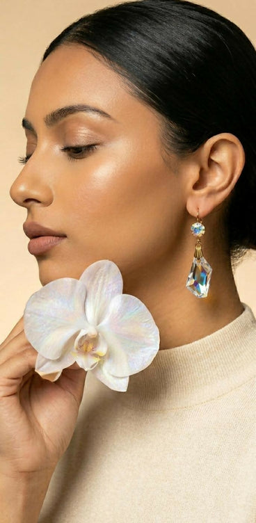 Crystal Drop Earrings