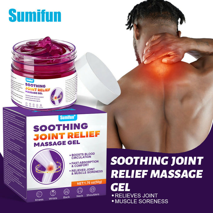 Sumifun Soothing Joint Massage Gel 50g | Herbal Massage Gel for Knees, Neck, Back & Shoulders | Fast Absorbing Body Massage Gel