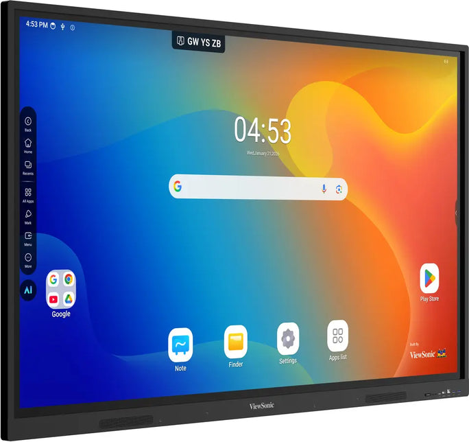 ViewSonic ViewBoard IN6505-C 65" 4K Interactive Display EDLA Certified