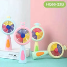 Rechargeable & Portable LED Lighting Mini Fan Electric Portable Mini Desk Fan