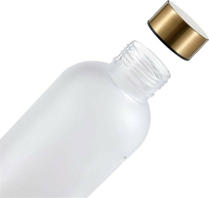 650ml Water Bottles For Girls Frosted Motivational Water Bottle With Time Marker Leakproof Outdoor Fitness Sport Drinking Bottle