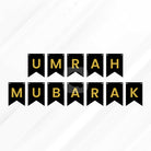 Umrah Mubarak Letter Bunting Banner Decoration Set