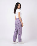 Sajiero Cotton Trouser - Cherry Daze - Purple