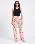 Sajiero Cotton Trouser - Berry Daze