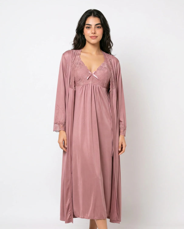 Sajiero Gown Set - Marelle - Rose Gold