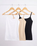 Sajiero Pack Of 3 - Soft Cotton Basic Camisole