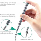 Precision Screwdriver Set with Case 24 in 1 Magnetic Mini Screwdriver Kit for Phones Computers Watches Glasses Game Consoles Cameras