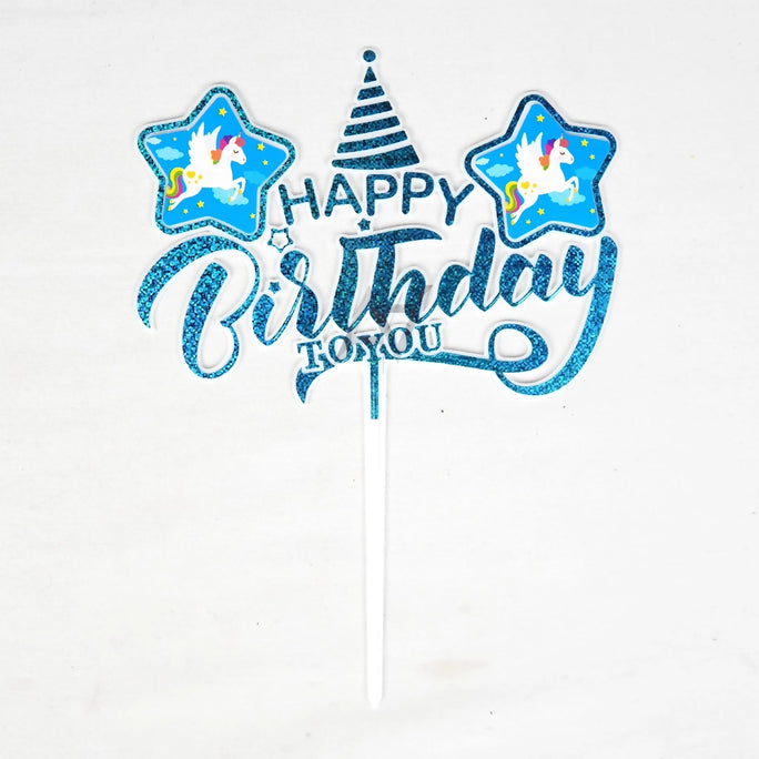 Happy Birthday Cake Topper Decoration