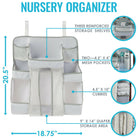 Baby Diaper Caddy and Nursery Organizer for Baby's Essentials