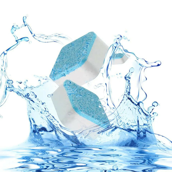 12 Pcs Washing machine detergent cleaner deep cleaning tablets for front loader & top load washer clean laundry tub seal