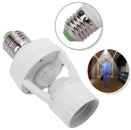 PIR Motion Sensor Light Socket E27 AC220V