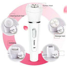 Kemei 5 in 1 Women Rechargeable Epilator Electric Face Hair Removal