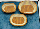 1 PCS(MEDIUM) NYLONE CANE MATERIAL FOOD SERVING BREAD BASKET / NAAN BASKET