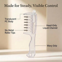 Transparent Hair Scalp Applicator Comb, Manual Scalp Stimulator, Hair Growth Scalp Massage Comb, Deep Scalp Massage Tool With 📦