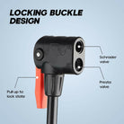 High Pressure Foot Air Pump with Gauge Heavy-Duty Foot Bike Pump for Bicycle Ball Scooter Car Inflatable Toys Mini Pump