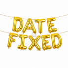 Date Fixed Foil Letter Balloon Banner